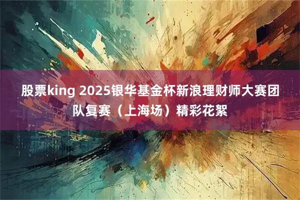 股票king 2025银华基金杯新浪理财师大赛团队复赛（上海场）精彩花絮